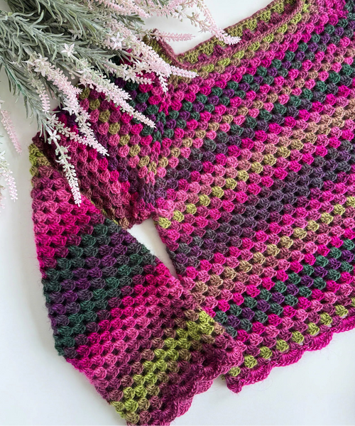 CROCHET PATTERN  Old Town Granny Stitch Sweater, Top-Down Design, Sizes XS–5X (Digital PDF for Women)